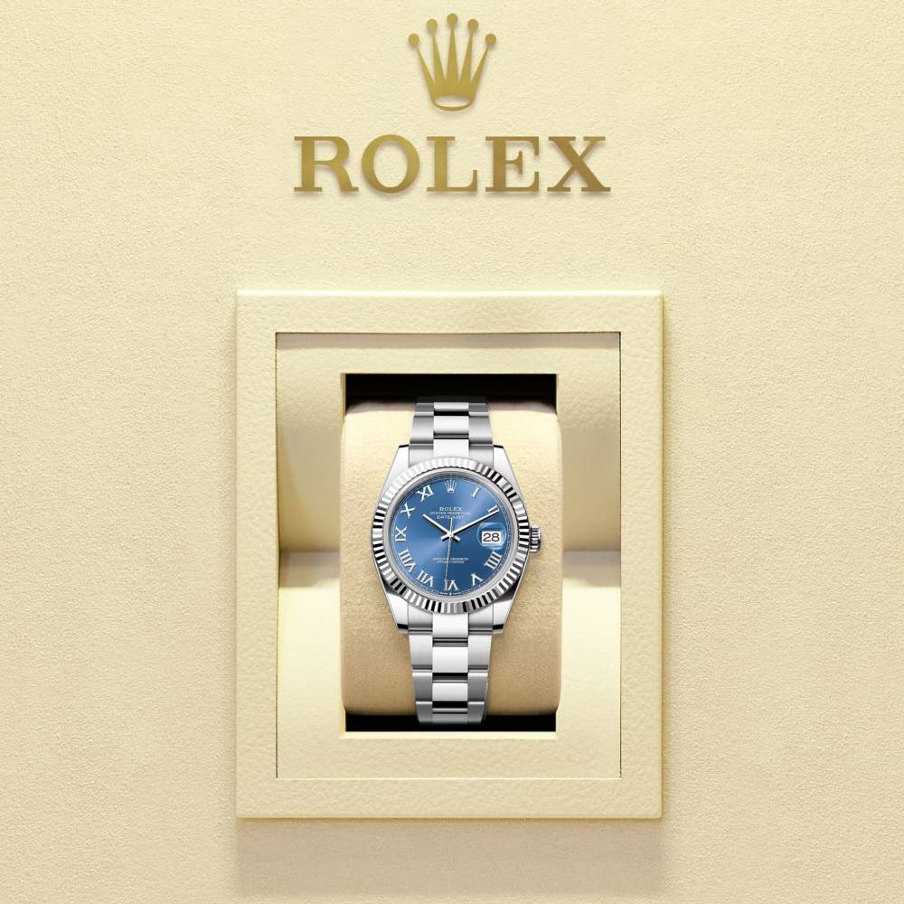 Rolex Datejust 41mm - Ref: 126334-0025 - Blue Dial, Stainless Steel Oyster Bracelet Men's Watch