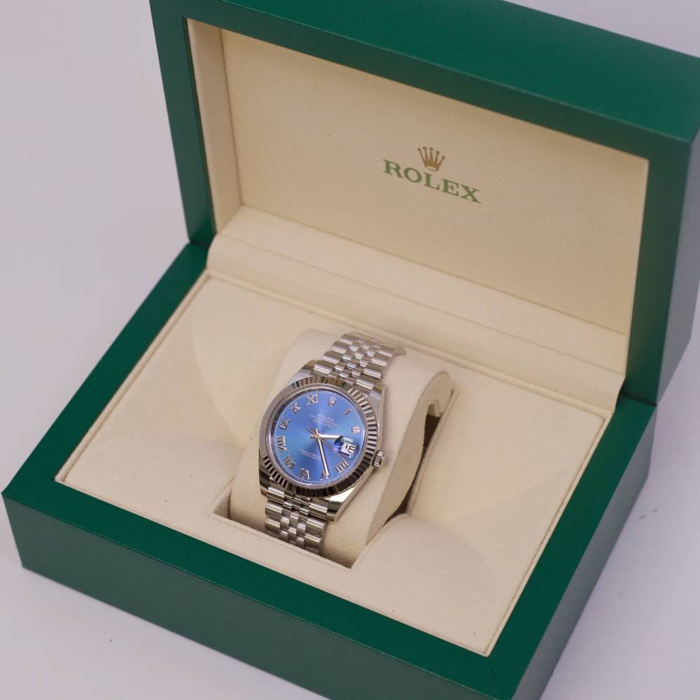 Rolex Datejust 41mm - Ref: 126334-0026 - Blue Dial, Stainless Steel Jubilee Bracelet Men's Watch