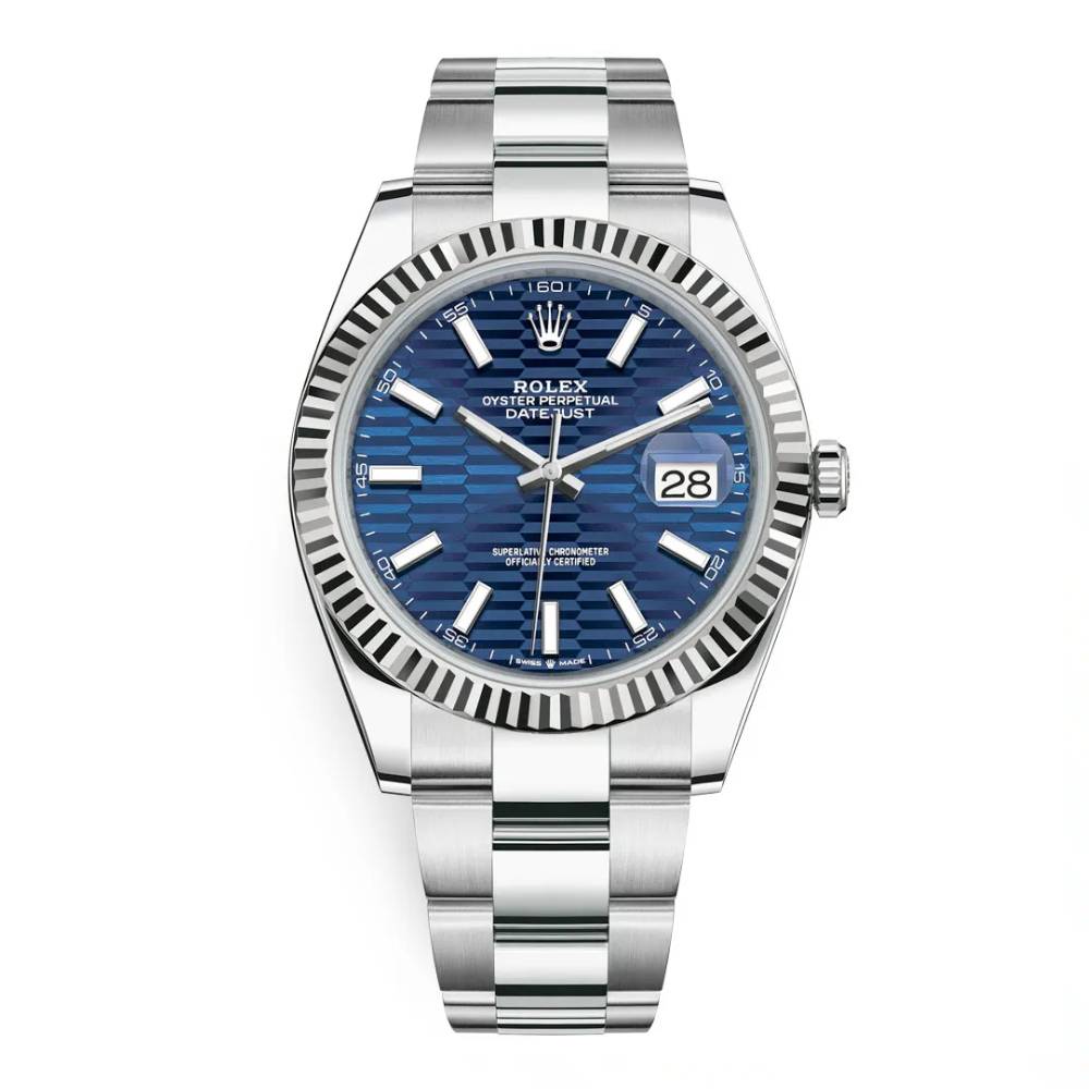 Rolex Datejust 41mm - Ref: 126334 - Blue Dial, Stainless Steel Oyster Bracelet Men's Watch