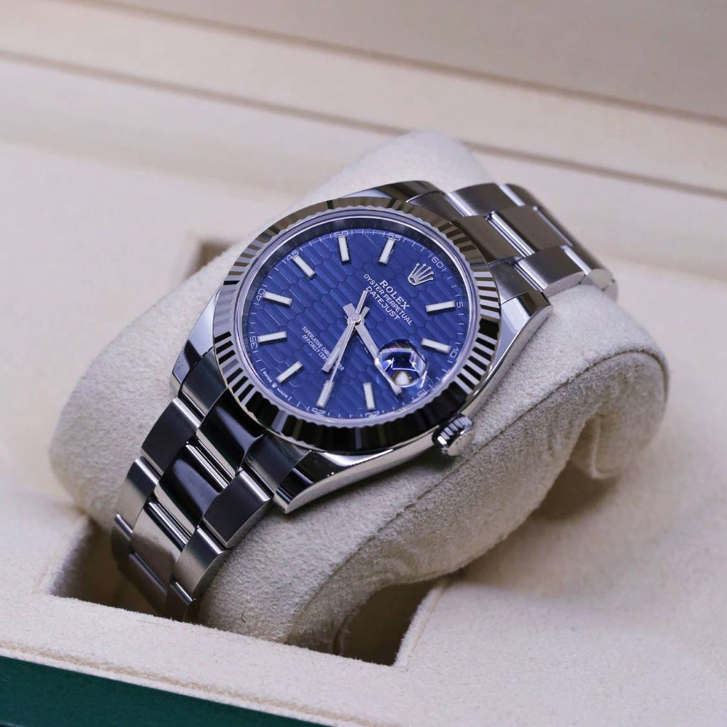 Rolex Datejust 41mm - Ref: 126334 - Blue Dial, Stainless Steel Oyster Bracelet Men's Watch