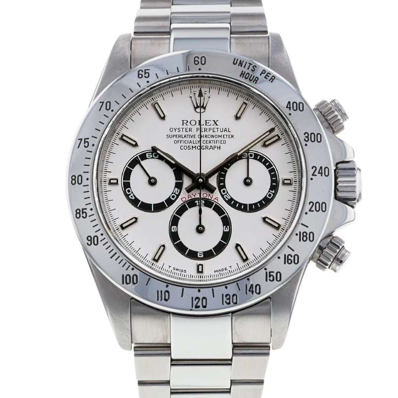 Rolex Daytona Zenith Cosmograph, 40mm, Stainless Steel, White dial, Watch 16520