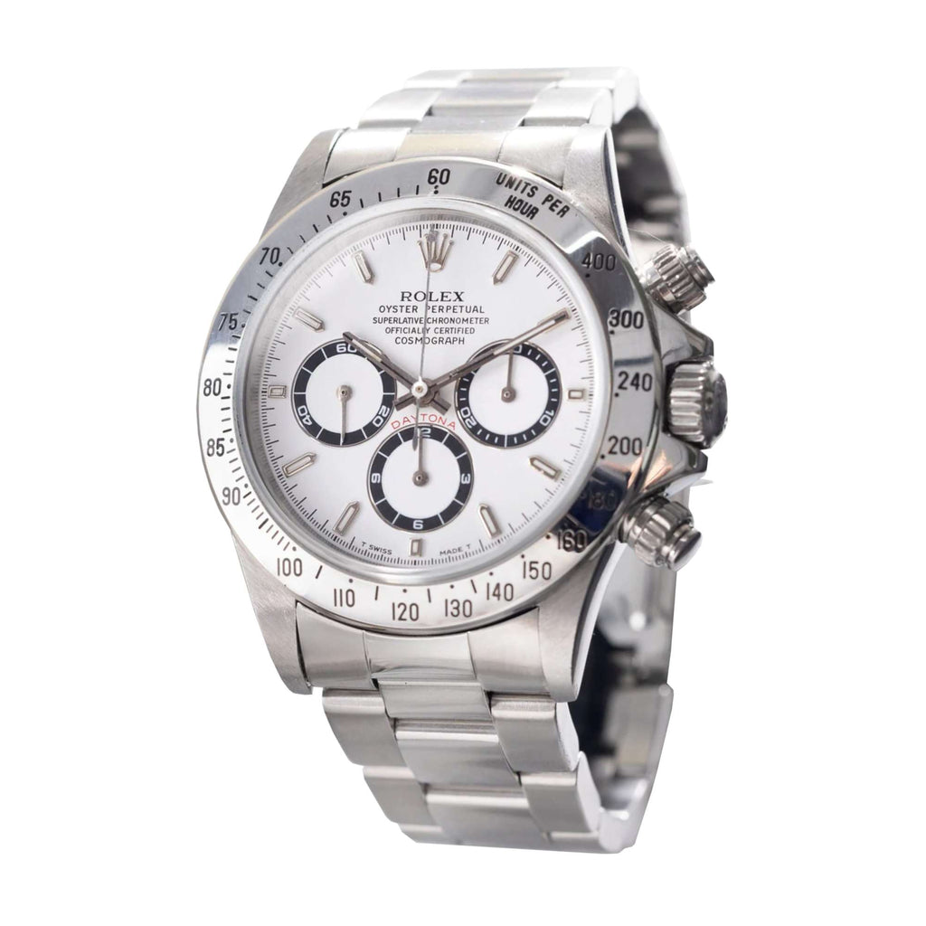 Rolex Daytona Zenith Cosmograph, 40mm, Stainless Steel, White dial, Watch 16520