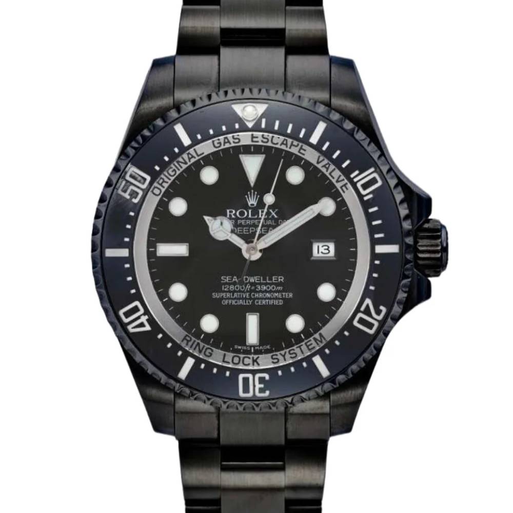 Rolex Deepsea / Sea Dweller 44mm - Ref: 116660 - Black Dial & Ceramic Bezel, Black PVD Stainless Steel Oyster Bracelet Watch