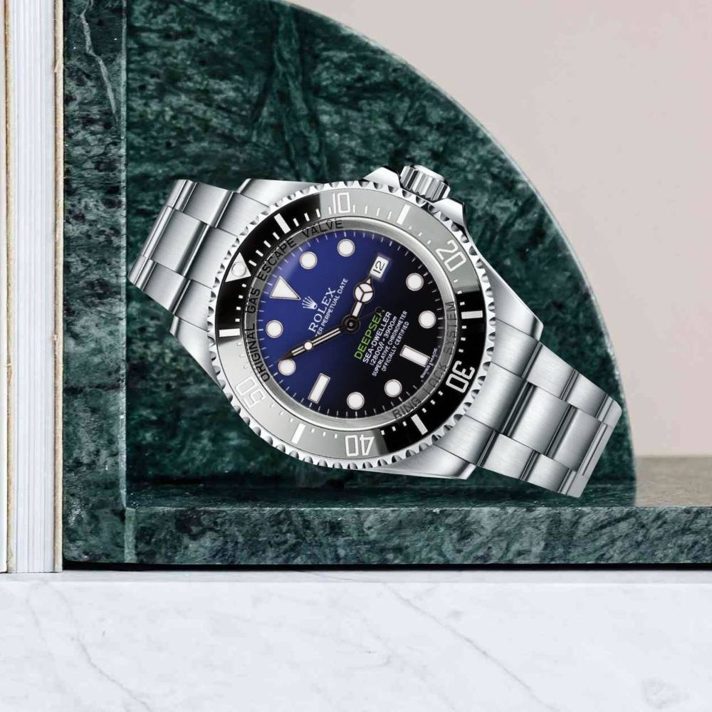 Rolex Deepsea / Sea Dweller 44mm - Ref: 116660dbl - Blue Dial, Stainless Steel Oyster Bracelet Watch