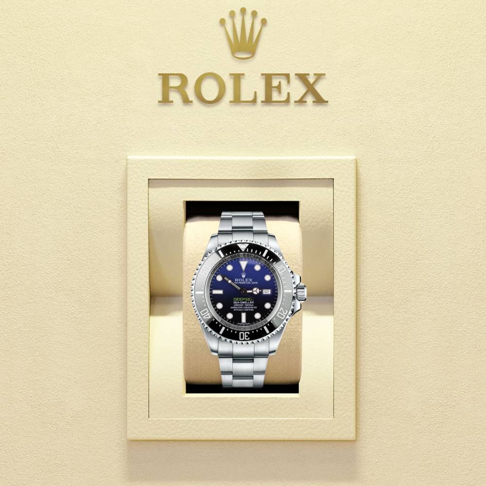 Rolex Deepsea / Sea Dweller 44mm - Ref: 116660dbl - Blue Dial, Stainless Steel Oyster Bracelet Watch