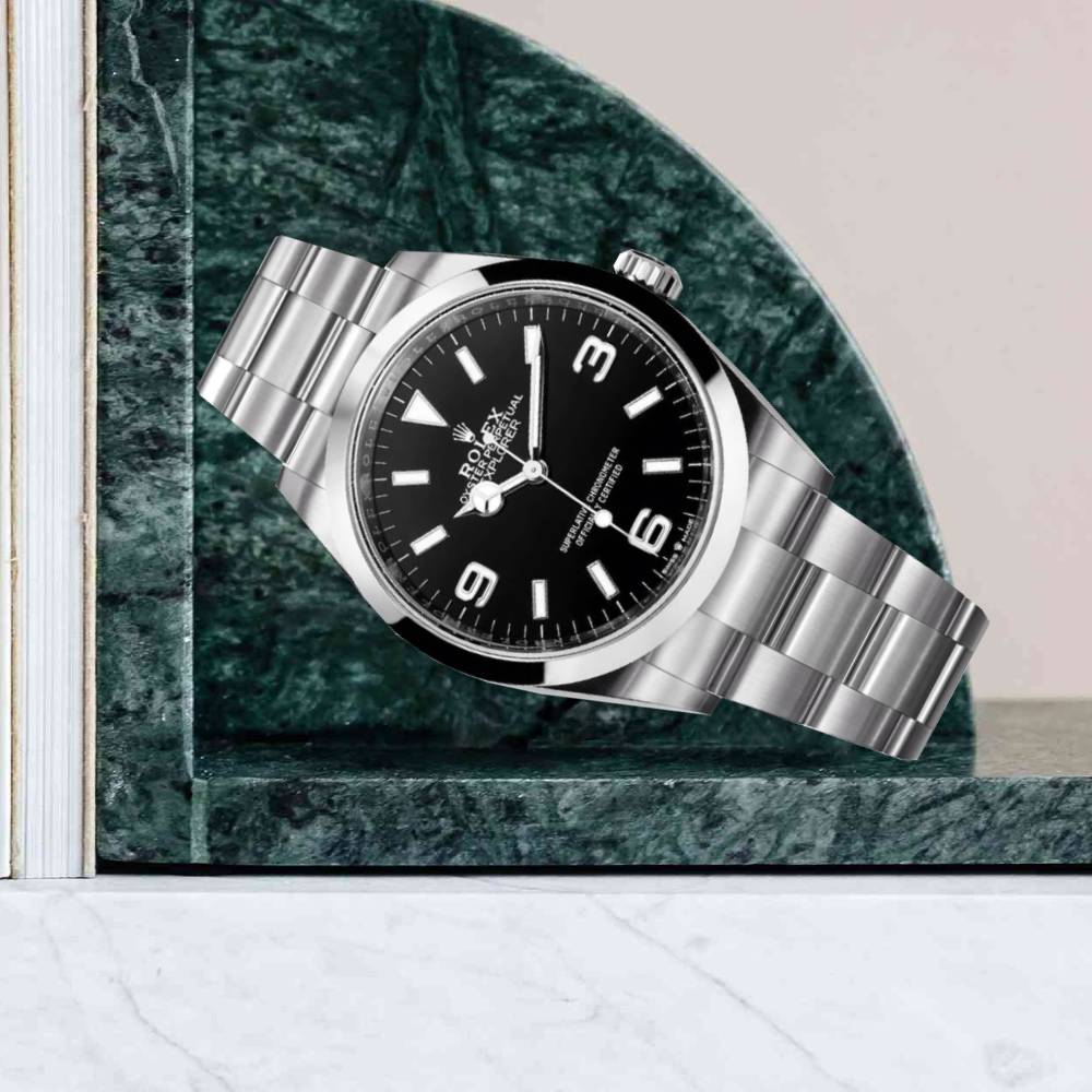 Rolex Explorer 36mm - Ref: 124270-0001 - Black Index & Arabic Numerals Dial, Stainless Steel Oyster Bracelet Watch