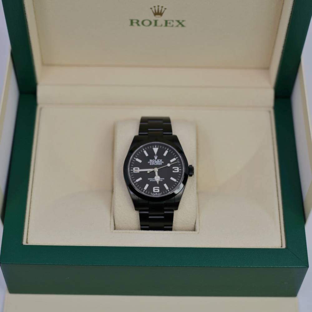 Rolex Explorer 40mm - Ref: 224270 - Black Index & Arabic Numerals Dial, Black PVD Stainless Steel Oyster Bracelet Watch