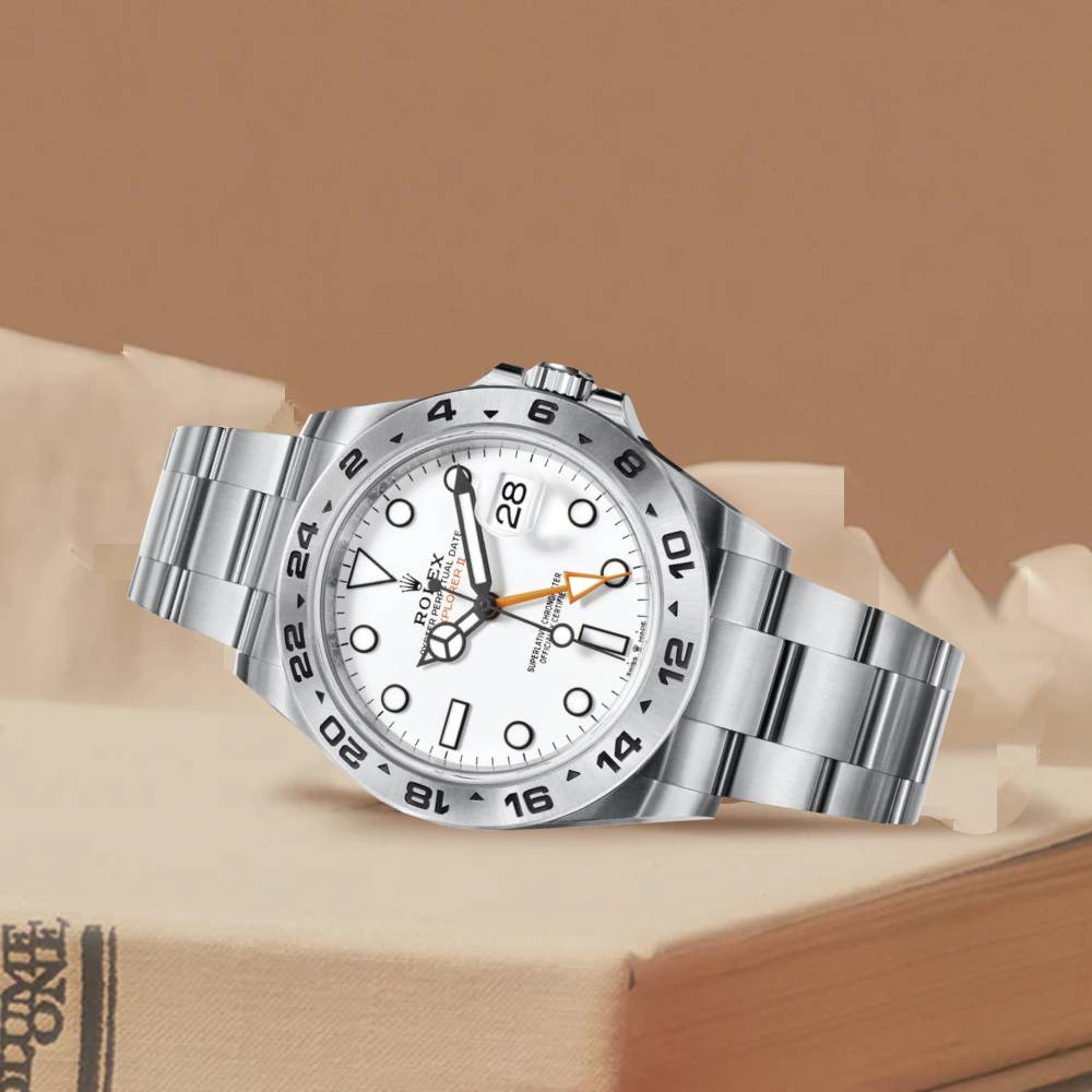 Rolex Explorer II 42mm - Ref: 226570-0001 - White Dial, Stainless Steel Oyster Bracelet Watch