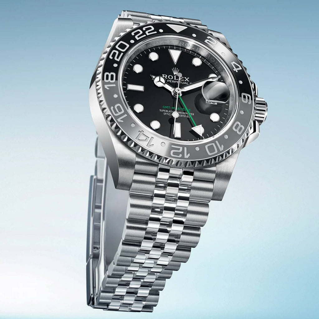 Rolex GMT-Master II 40 mm | Stainless Steel Jubilee bracelet | Black dial | Men's Watch 126710GRNR-0003