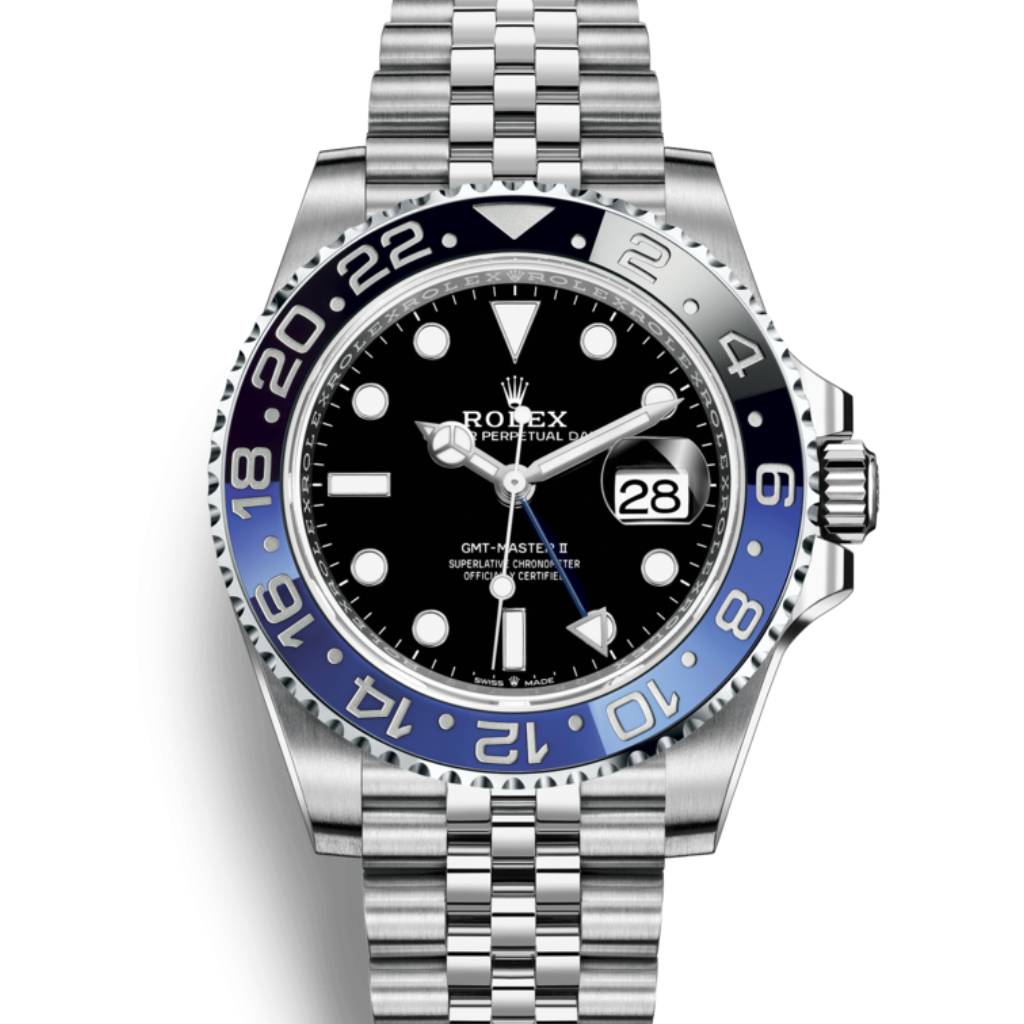 Rolex GMT-Master II Batman Batgirl Black Dial Jubilee Men's Watch 126710blnr-0002