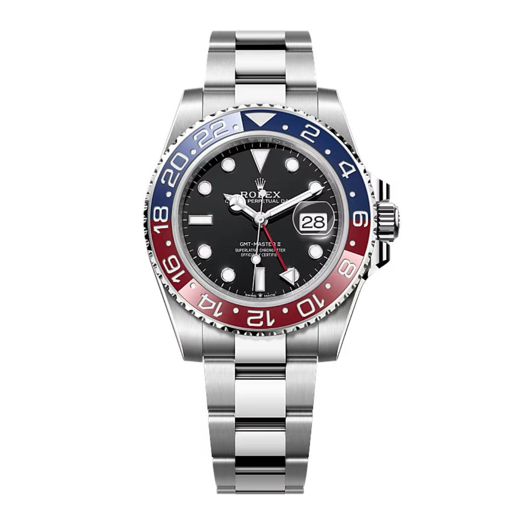 Rolex GMT-Master II Pepsi 40mm Black Dial, Watch, Ref. # 126710blro-0002