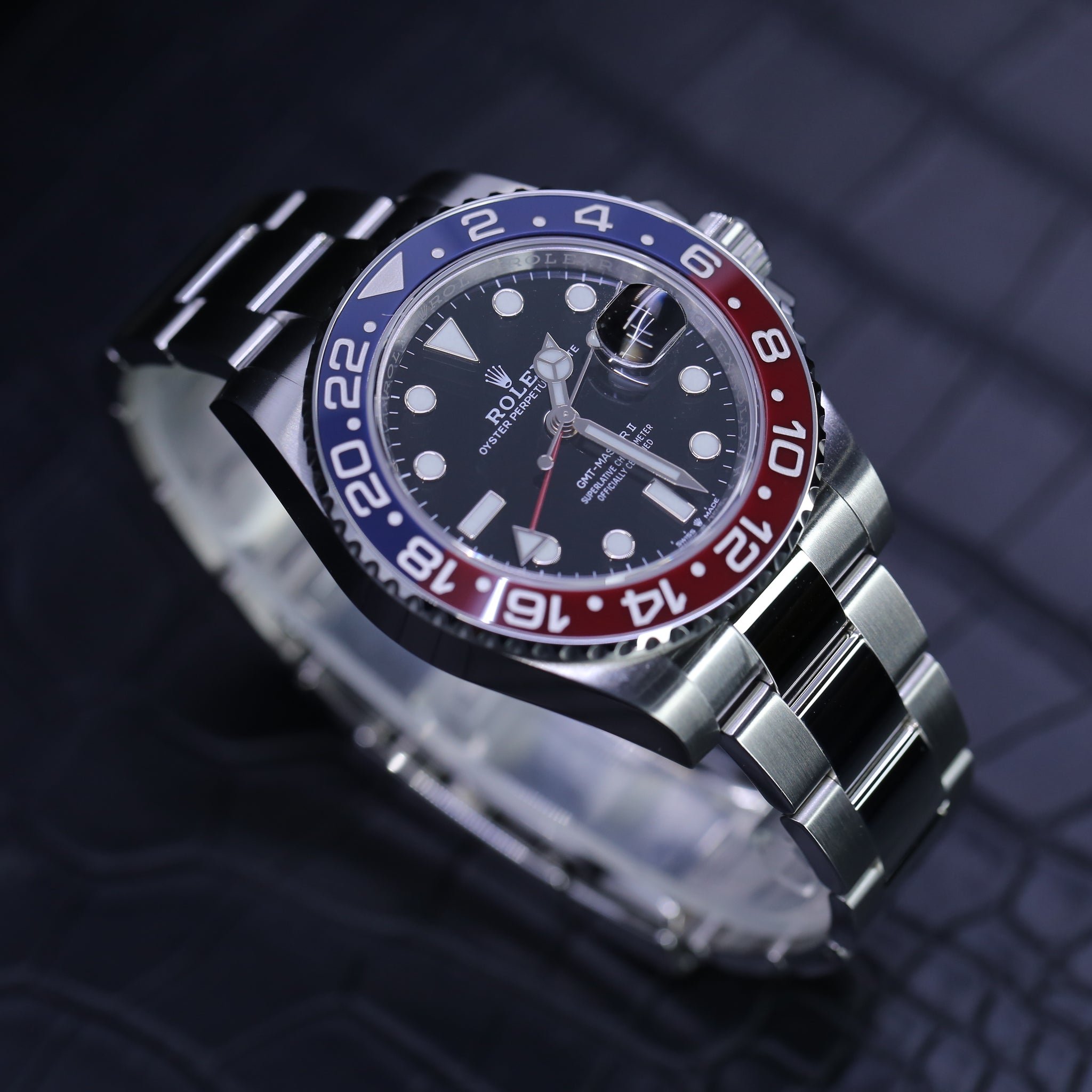 Rolex GMT Master II Pepsi Oyster Bracelet 116719BLRO