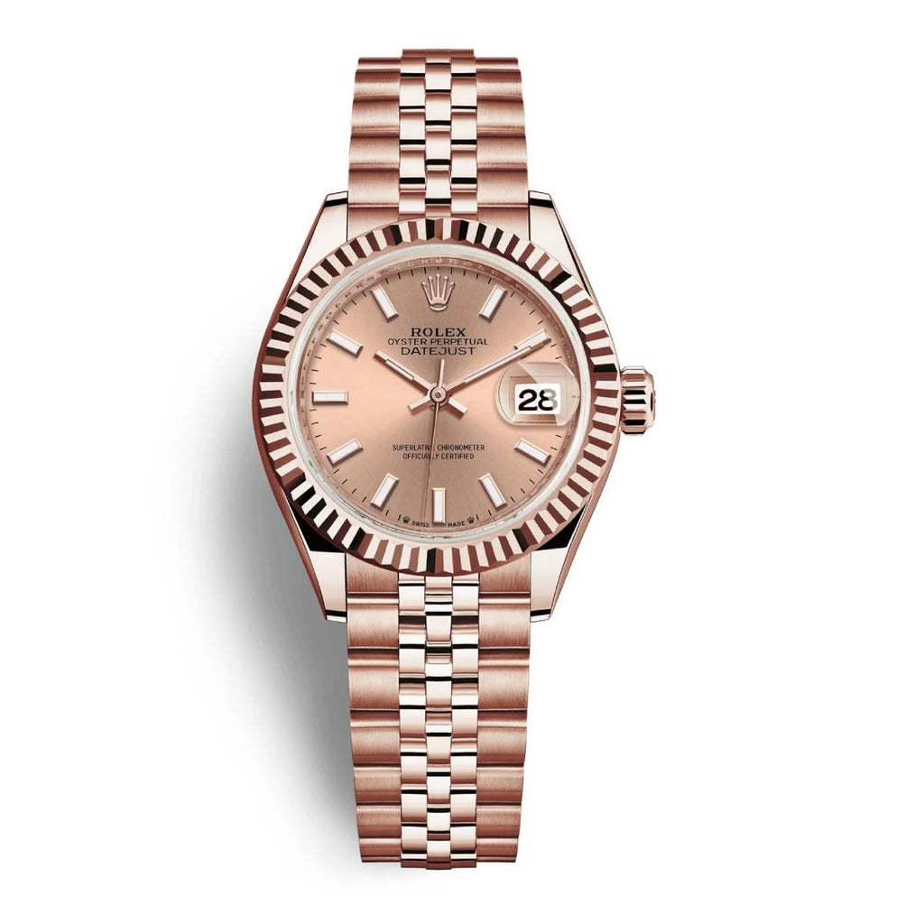 Rolex Lady Datejust 28mm - Ref: 279175-0026 - Rose Dial, 18K Rose Gold Women's Watch