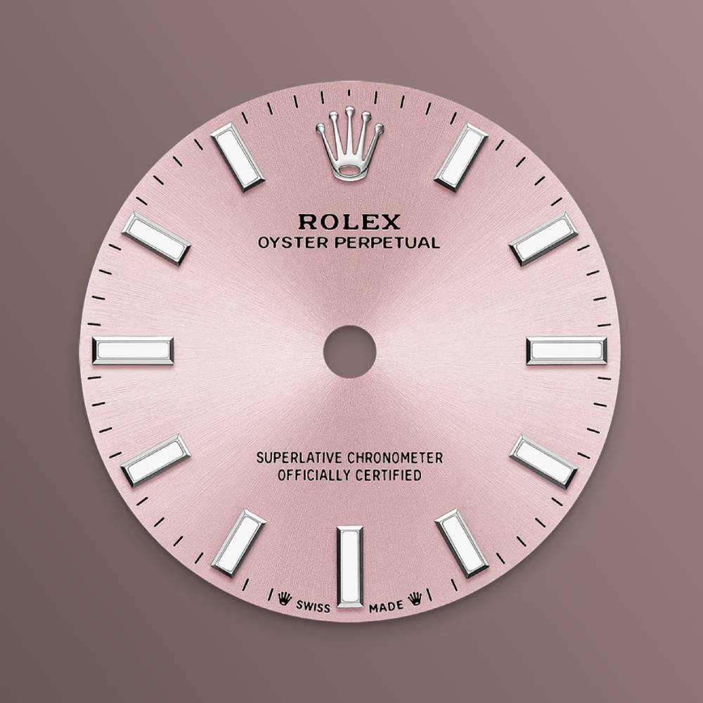 Rolex Oyster Perpetual 28mm - Ref: 276200-0004 - Pink Stick Dial, Stainless Steel Oyster Bracelet Women's Watch