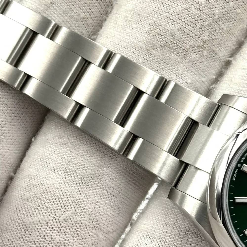 Rolex Oyster Perpetual 31mm - Ref: 277200-0006 - Green Stick Dial, Stainless Steel Oyster Bracelet Watch