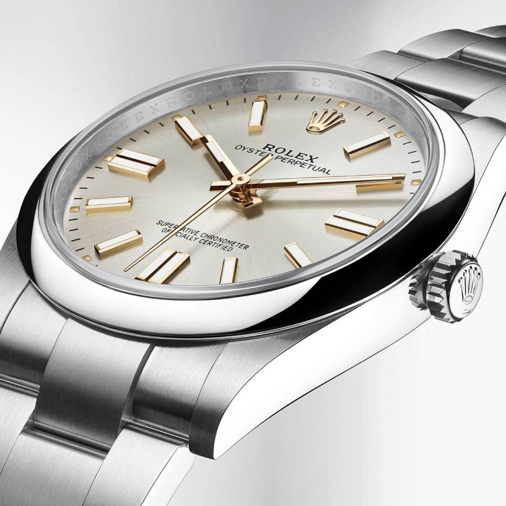 Rolex Oyster Perpetual 36mm - Ref: 126000-0001 - Silver Stick Dial, Stainless Steel Oyster Bracelet Watch