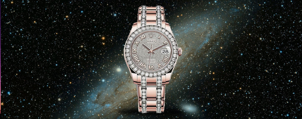 Rolex Pearlmaster 39 rose gold with diamonds 86285-0001