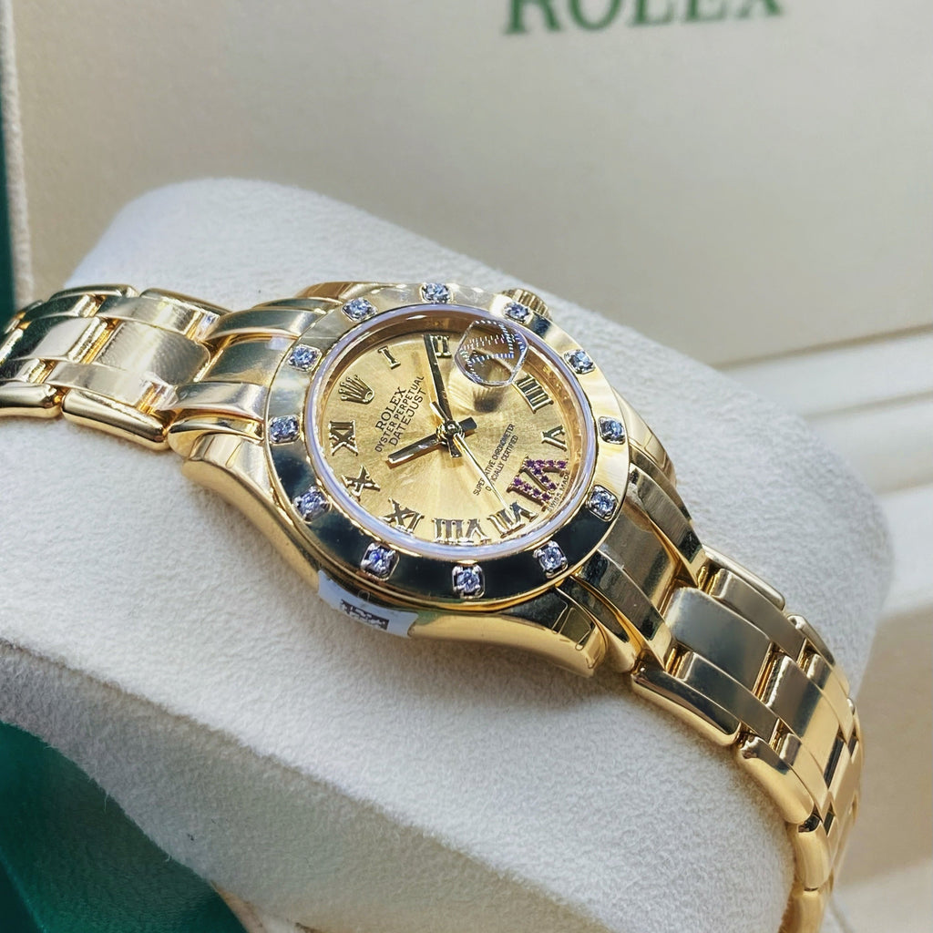 Rolex Pearlmaster Womens Watch 80318-0163