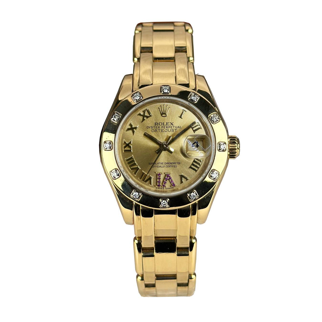 Rolex Pearlmaster Womens Watch 80318-0163