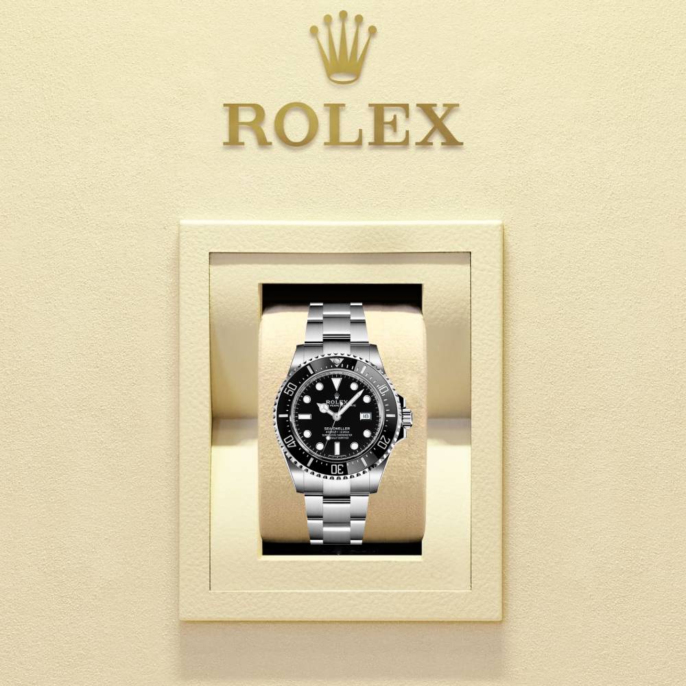 Rolex Sea Dweller 40mm - Ref: 116600 - Black Dial, Stainless Steel Oyster Bracelet Watch