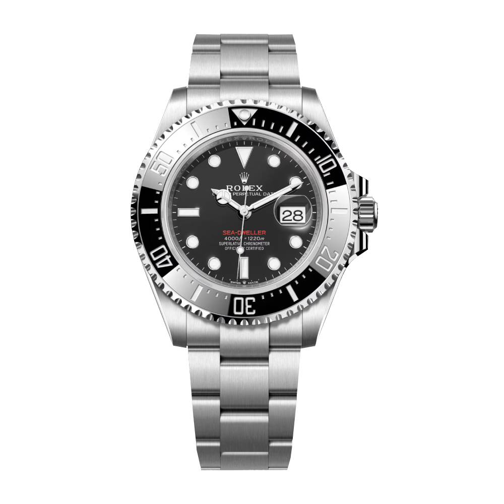 Rolex Sea Dweller 43mm - Ref: 126600-0001 - Black Dial, Stainless Steel Oyster Bracelet Watch