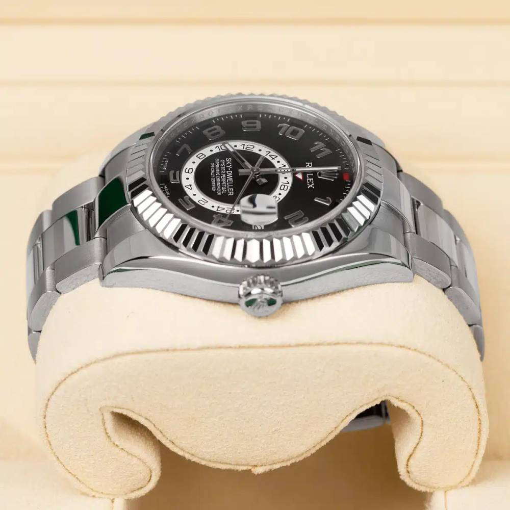 Rolex Sky-Dweller 42mm - Ref: 326939 - Black Dial, 18K White Gold Oyster Bracelet Watch