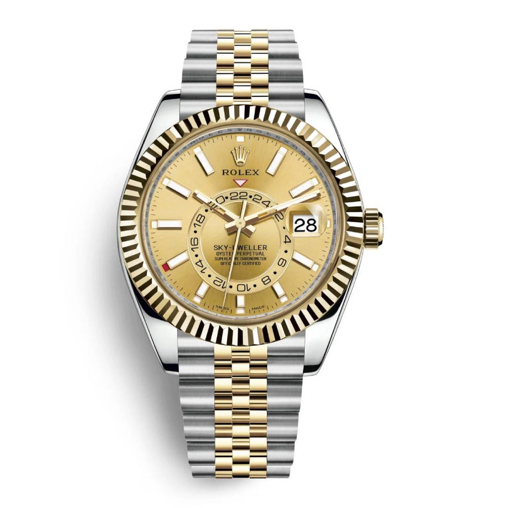 Rolex Sky-Dweller Watch 18k yellow gold Two Tone Ref. # 326933-0004