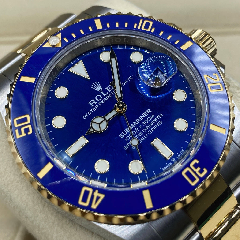 Rolex Submariner 41mm - Ref: 126613lb-0002 - Blue Dial, Two Tone Stainless Steel & 18K Yellow Gold Oyster Bracelet Watch