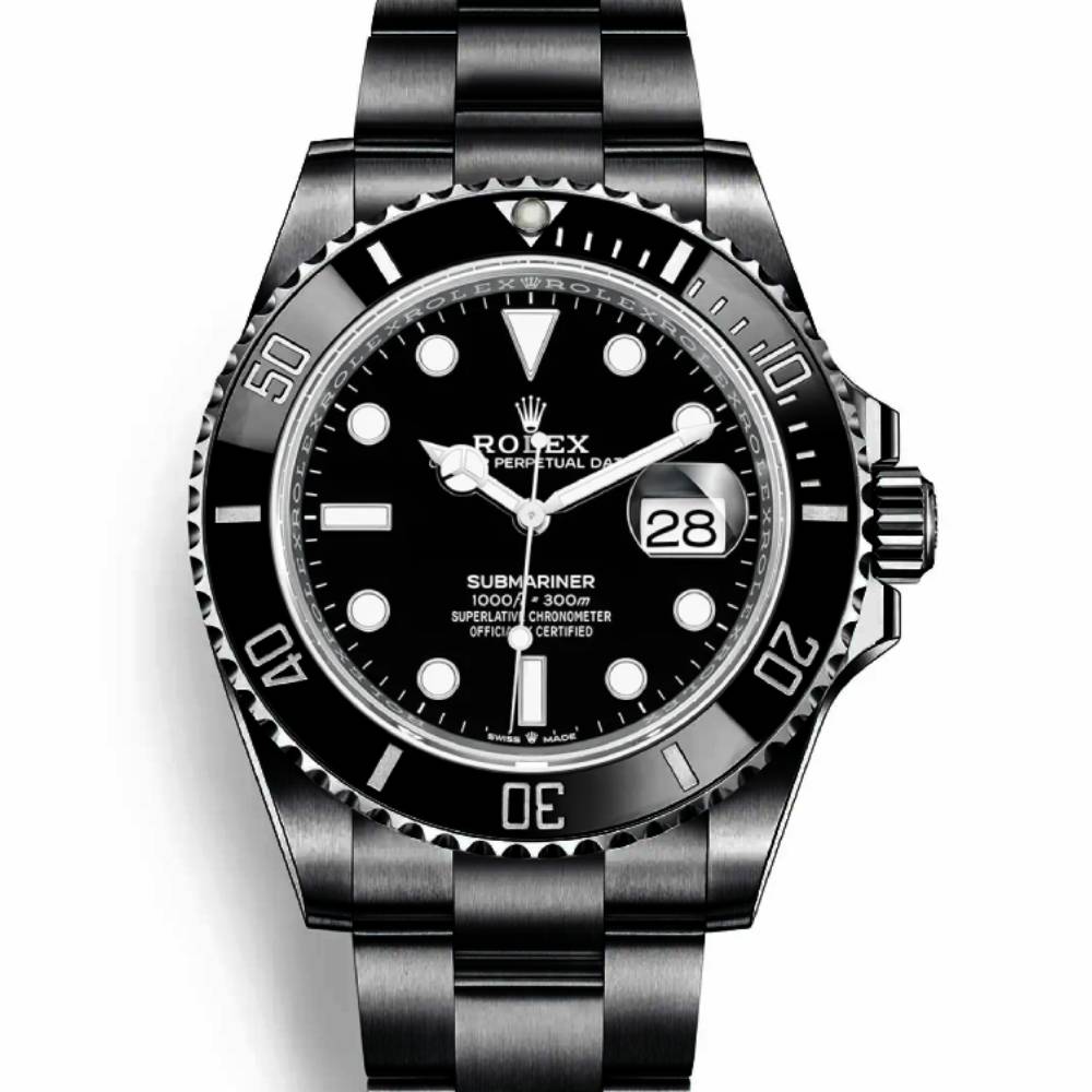 Rolex Submariner Date 41mm | PVD Stainless steel bracelet | Black dial | Men's Watch 126610ln-0001-pvd