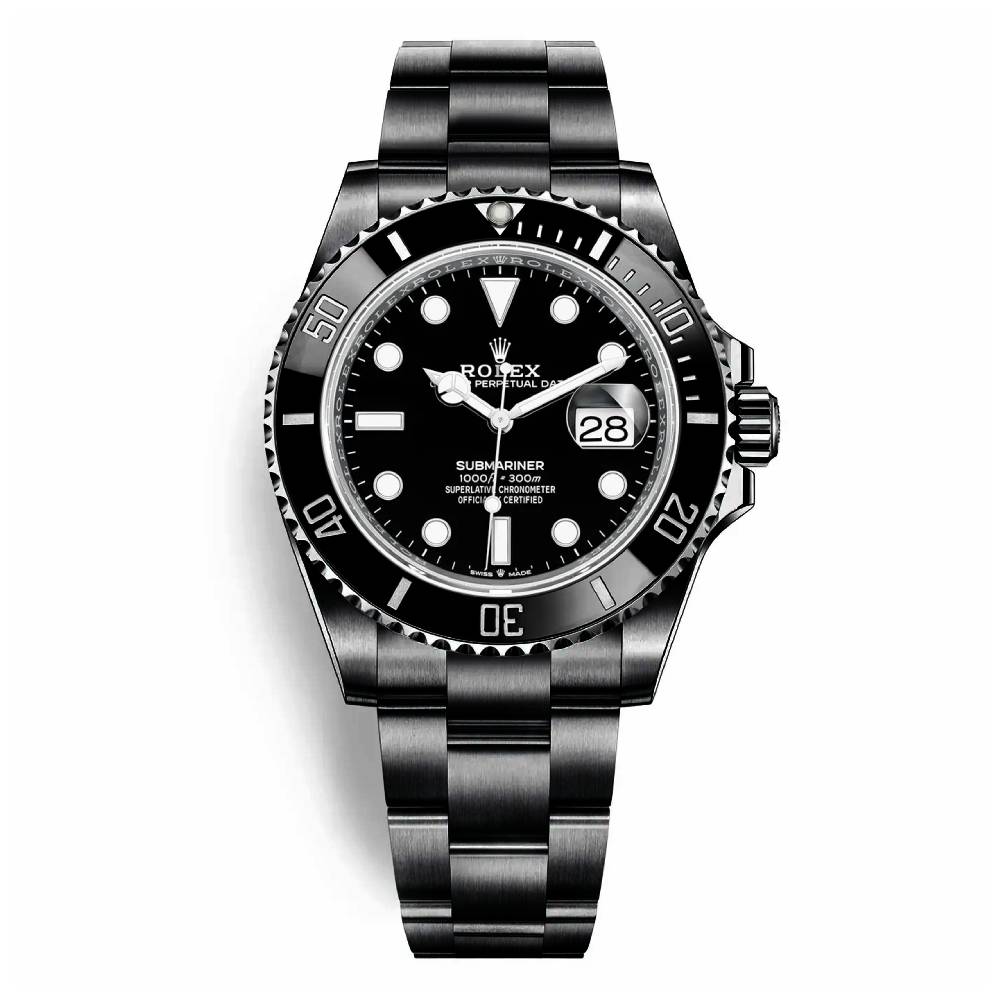 Rolex Submariner Date 41mm | PVD Stainless steel bracelet | Black dial | Men's Watch 126610ln-0001-pvd