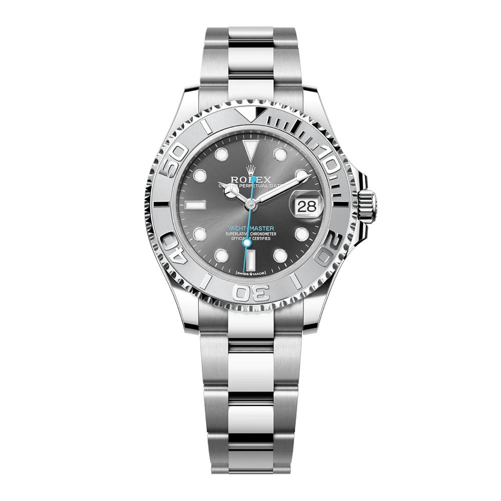 Rolex Yachtmaster 37mm - Ref: 268622-0002 - Dark Rhodium Dial, Stainless Steel Oyster Bracelet Watch