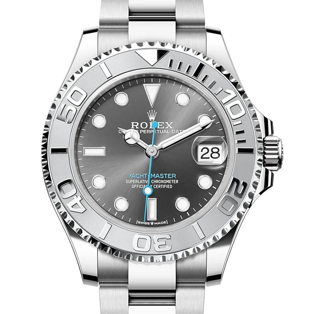 Rolex Yachtmaster 37mm - Ref: 268622-0002 - Dark Rhodium Dial, Stainless Steel Oyster Bracelet Watch