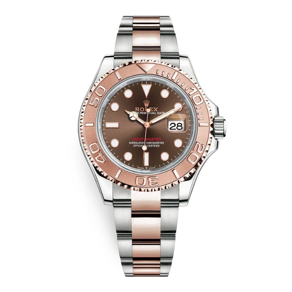 Rolex Yachtmaster 40mm - Ref: 116621 - Chocolate Dial, Two Tone Stainless Steel & 18K Rose Gold Oyster Bracelet Men's Watch