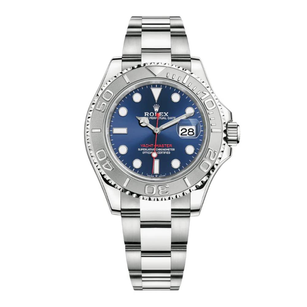 Rolex Yachtmaster 40mm - Ref: 116622BLS - Platinum Blue Dial, Stainless Steel Oyster Bracelet Men's Watch