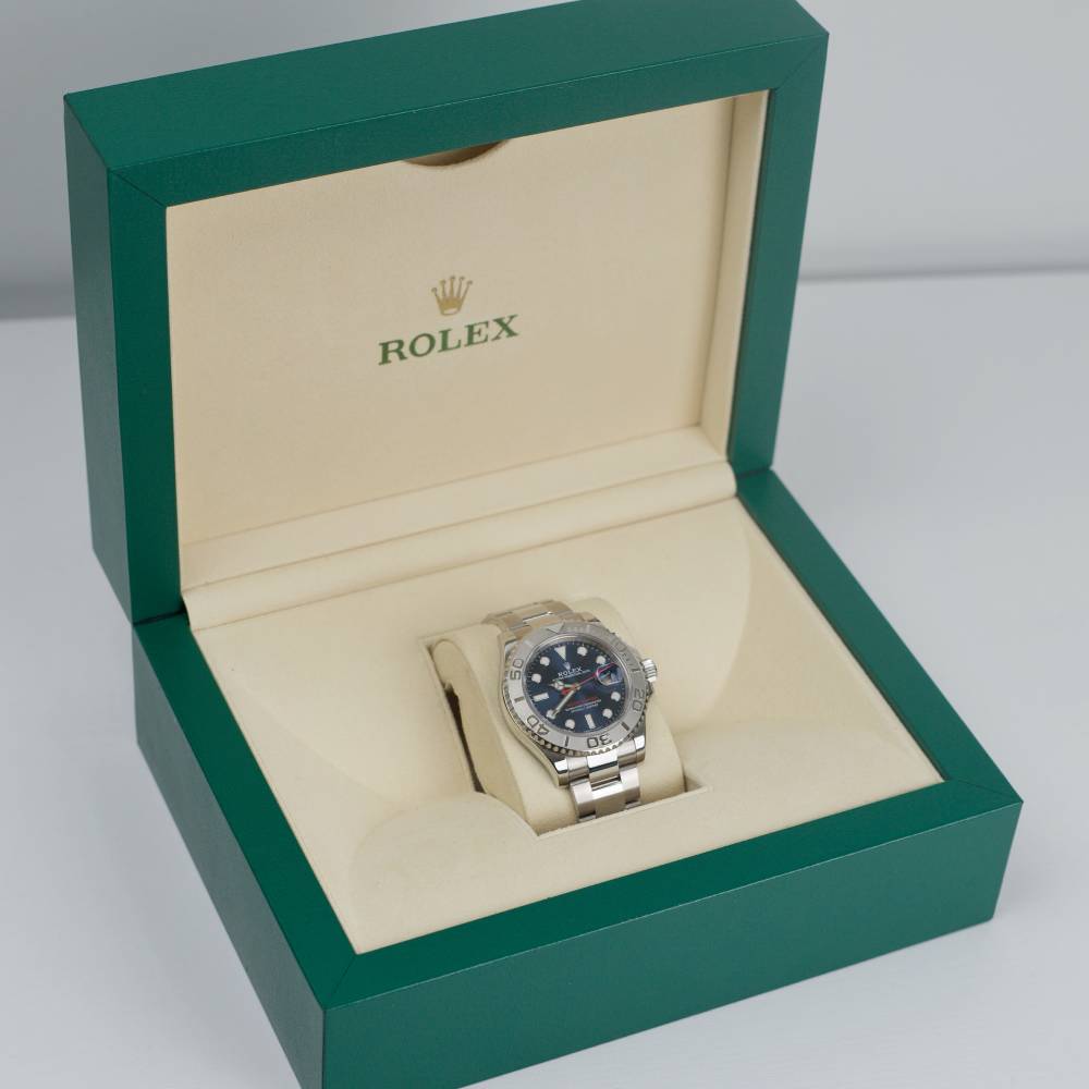 Rolex Yachtmaster 40mm - Ref: 116622BLS - Platinum Blue Dial, Stainless Steel Oyster Bracelet Men's Watch