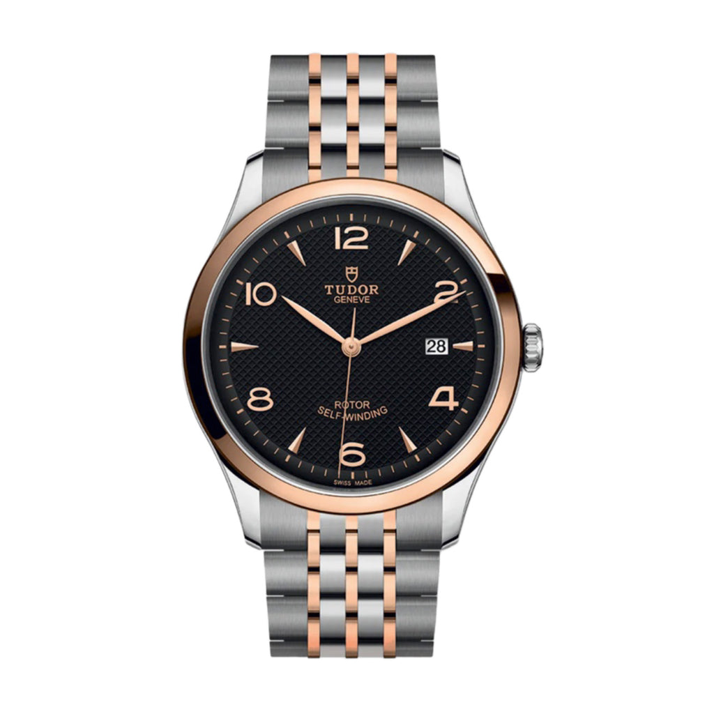Tudor 1926 41mm | Rose gold and Stainless Steel bracelet | Black dial | Men's Watch M91651-0003
