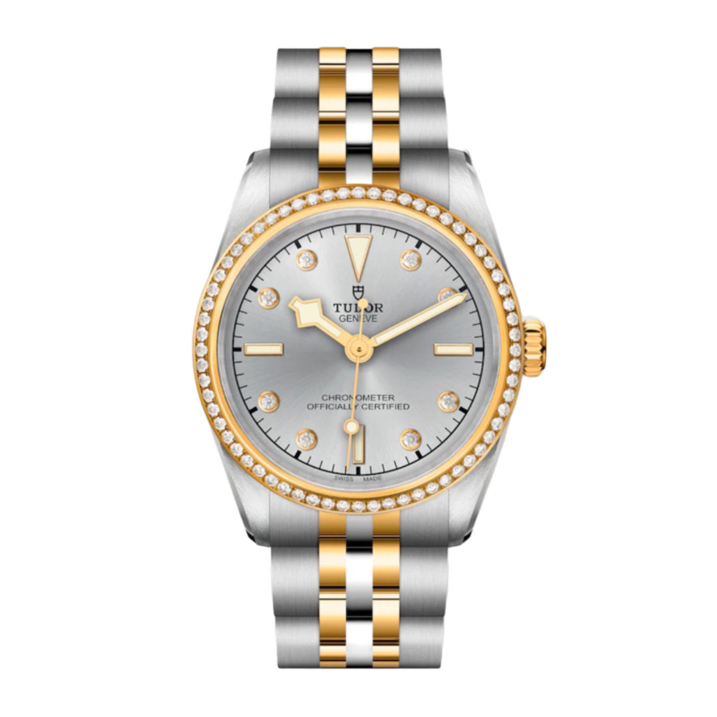 Tudor Black Bay 31 S&G | Steel and yellow gold bracelet | Silver Diamond Dial | Unisex Watch ref. M79613-0006