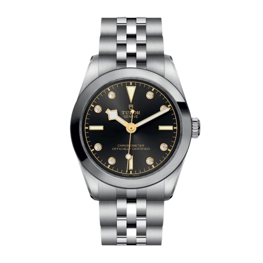 Tudor Black Bay 31mm | stainless steel bracelet | Black Dial | Unisex Watch ref. M79600-0004