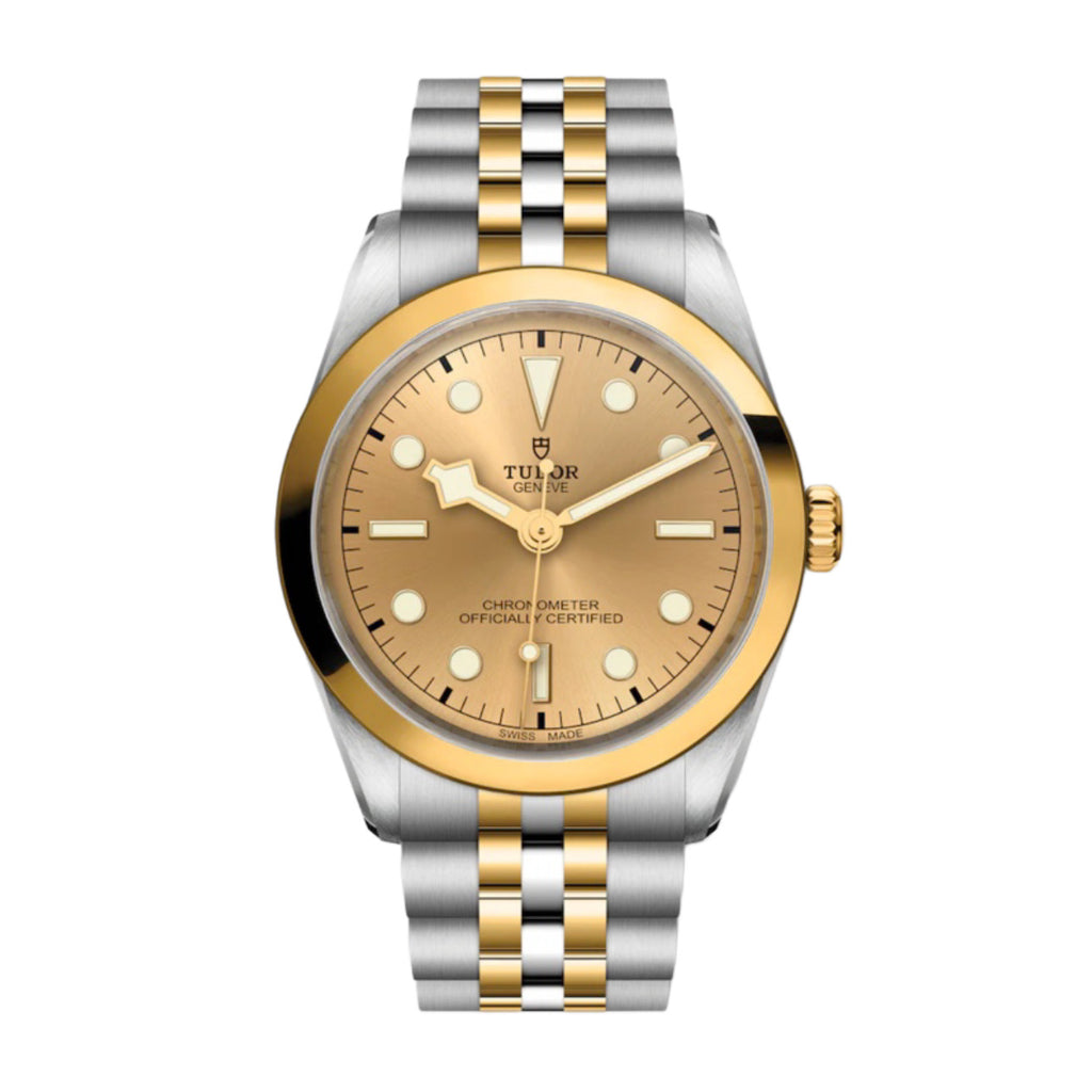 Tudor Black Bay 36 S&G | Steel and yellow gold bracelet | Champagne-color Dial | Men's Watch ref. M79643-0005