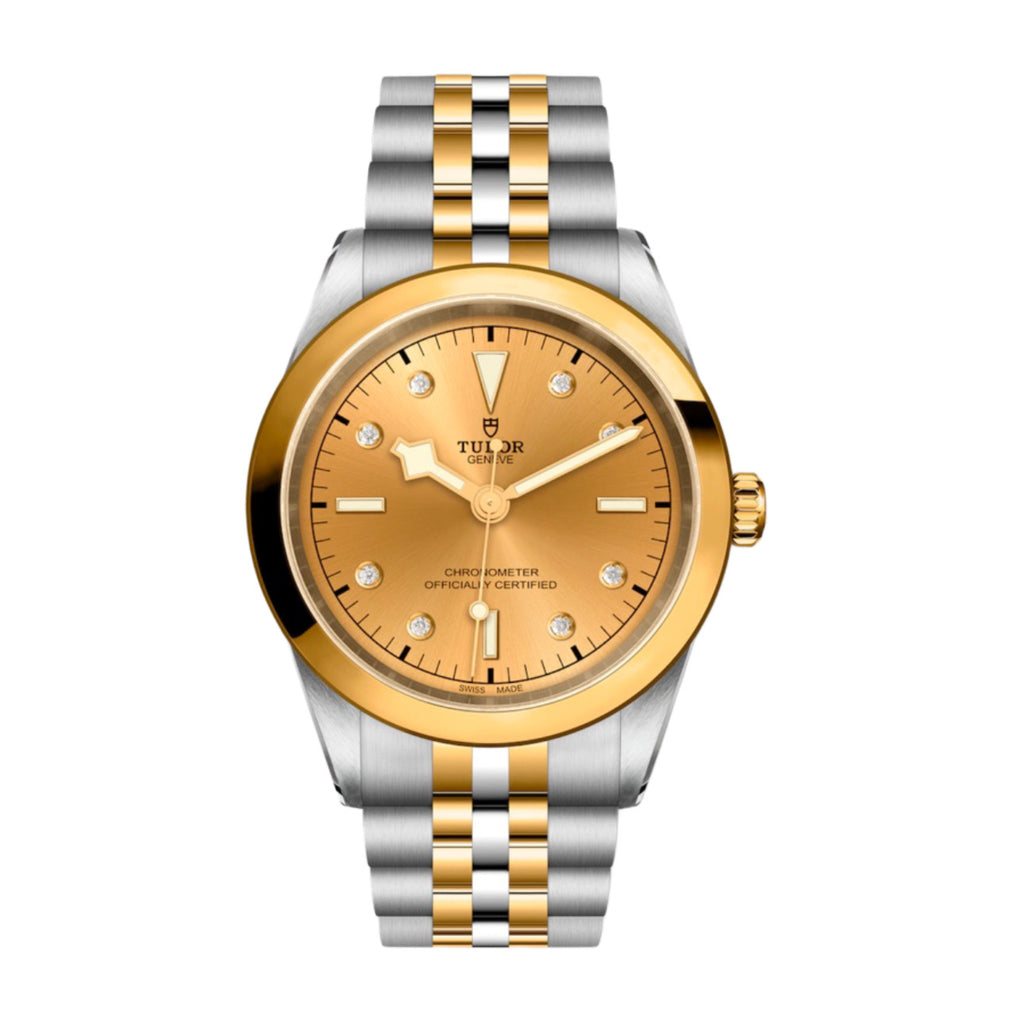 Tudor Black Bay 41 S&G | Steel and yellow gold bracelet | Champagne Diamond Dial | Men's Watch ref. M79683-0008