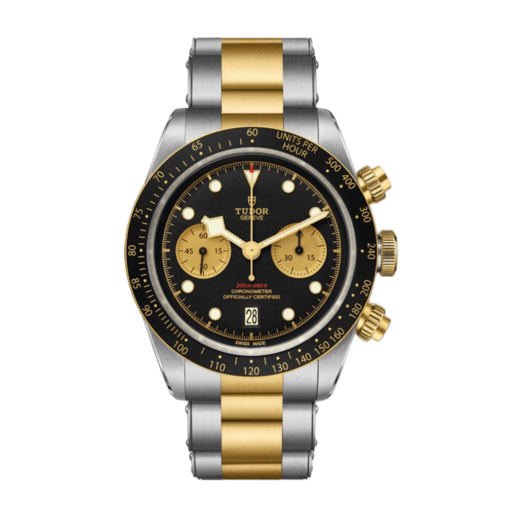 Tudor Black Bay Chrono S&G 41mm | Steel and yellow gold bracelet | Black Dial | Men's Watch ref. M79363N-0001