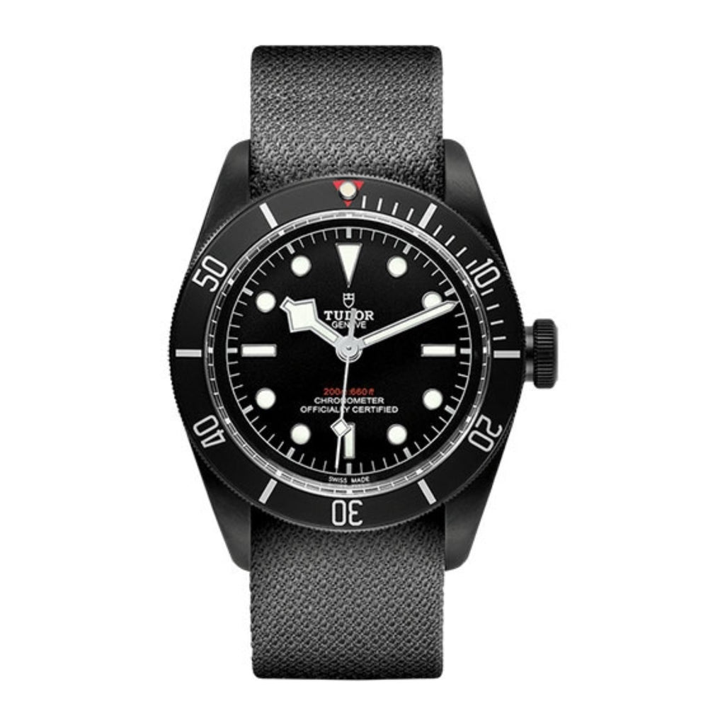 Tudor Black Bay Dark 41mm | Black Fabric Strap | Black Dial | Men's Watch ref. M79230DK-0006