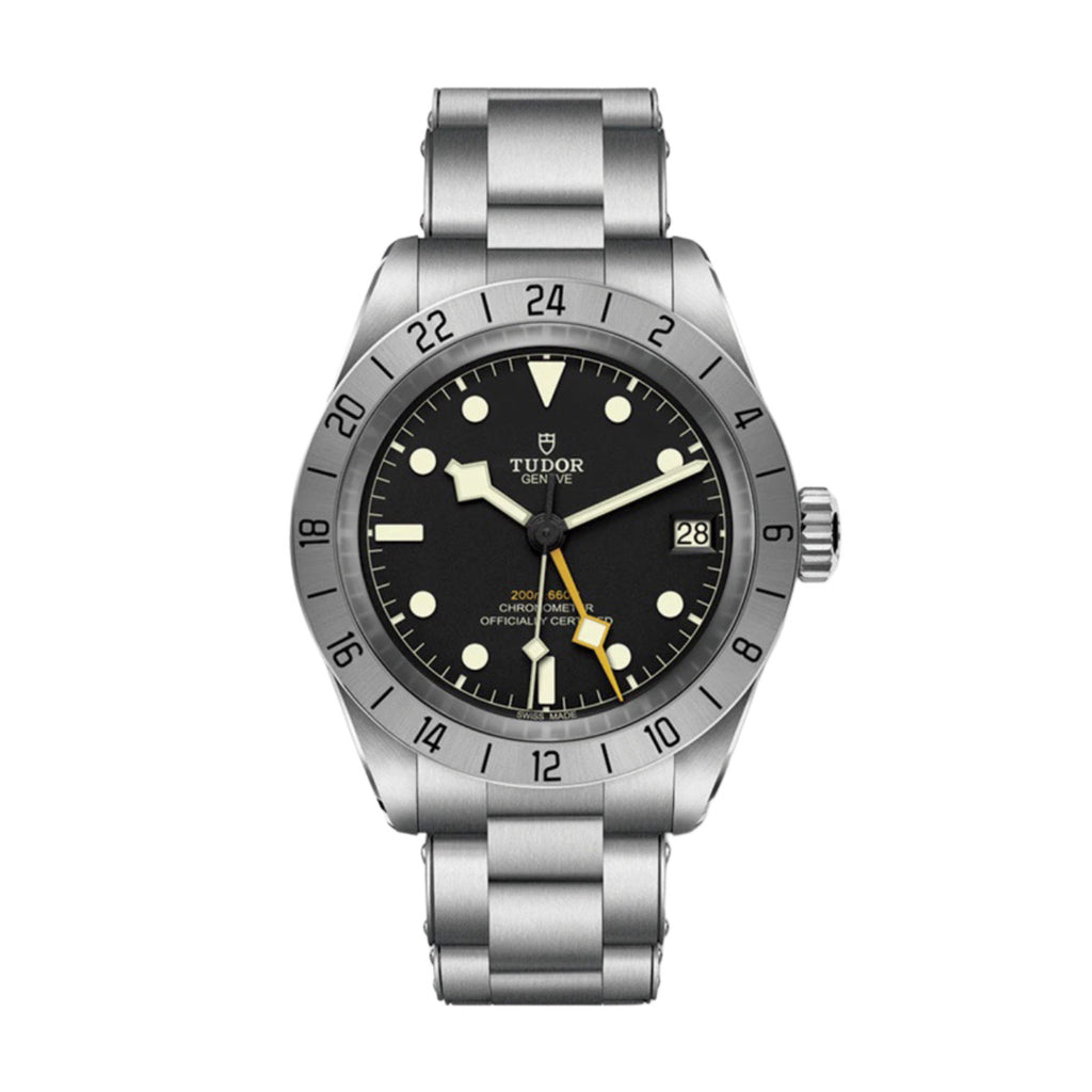Tudor Black Bay Pro 39mm | Riveted steel bracelet | Black dial | Men's Watch M79470-0001