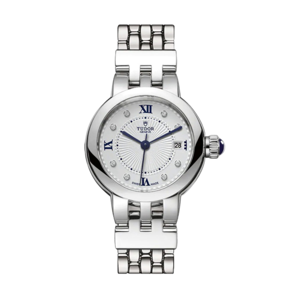 Tudor Clair De Rose 26mm | Stainless Steel bracelet | Opaline Diamond dial | Ladies Watch M35200-0004