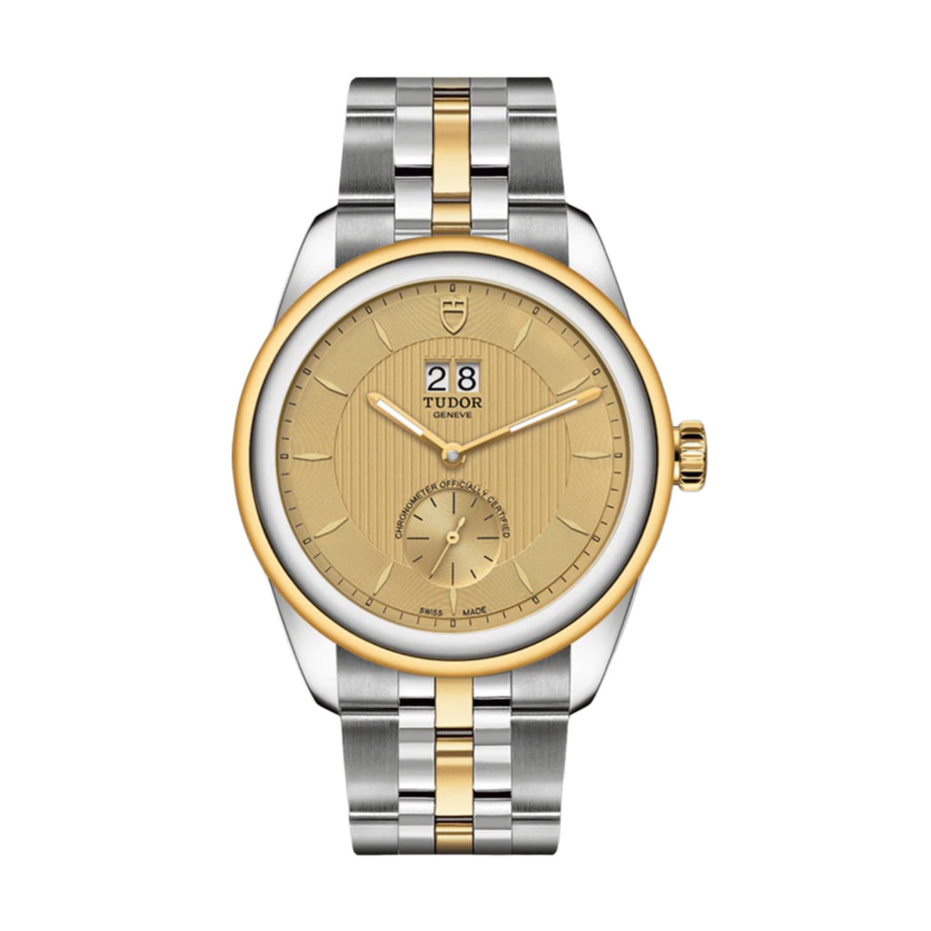 Tudor Glamour Double Date 42mm | Steel and 18k yellow gold bracelet | Champagne dial | Men's Watch M57103-0003