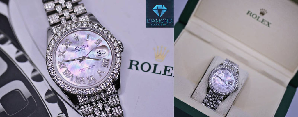 A Rolex watch with a brochure explaining payment plans.