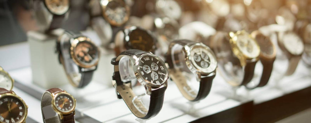 A luxury watch being appraised for a loan.