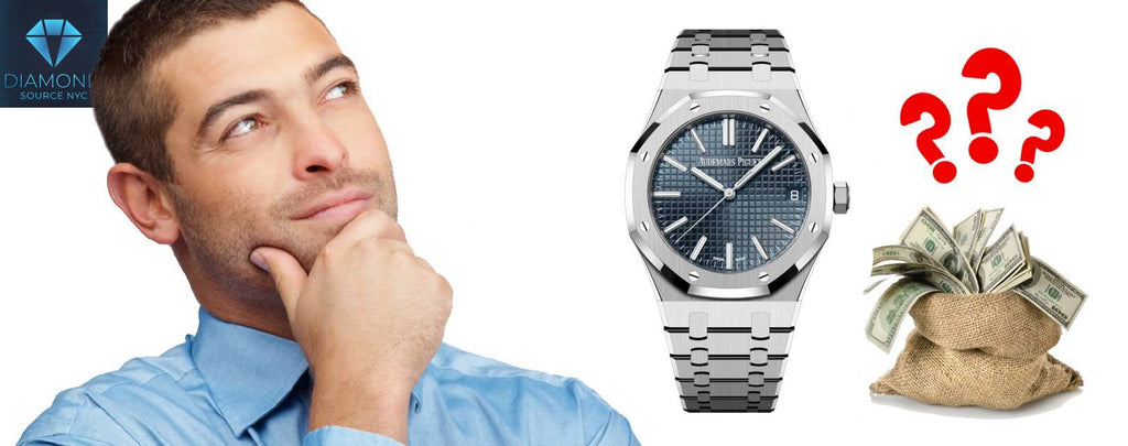 Customers getting an instant quote for their watch trade-in online.