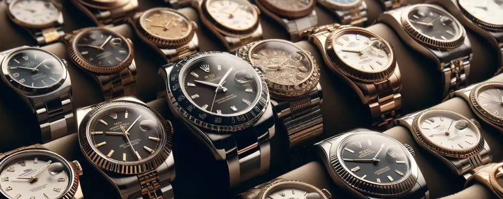 A luxury watch being used as collateral for a loan.