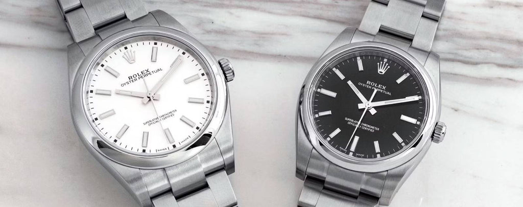1980s Rolex Models with Black and White Dials